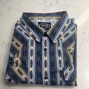 Gibson Men's Multicolor Patterned Shirt